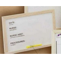 Horizontal Framed Melamine Dry Erase Boards (12"x18")